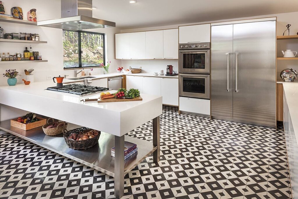 Beautiful floor in the kitchen