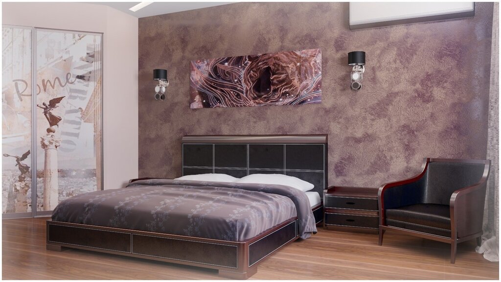 Wall paint with a velvet effect