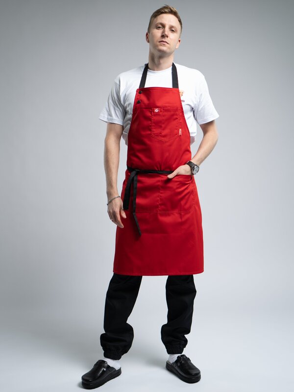 Red apron