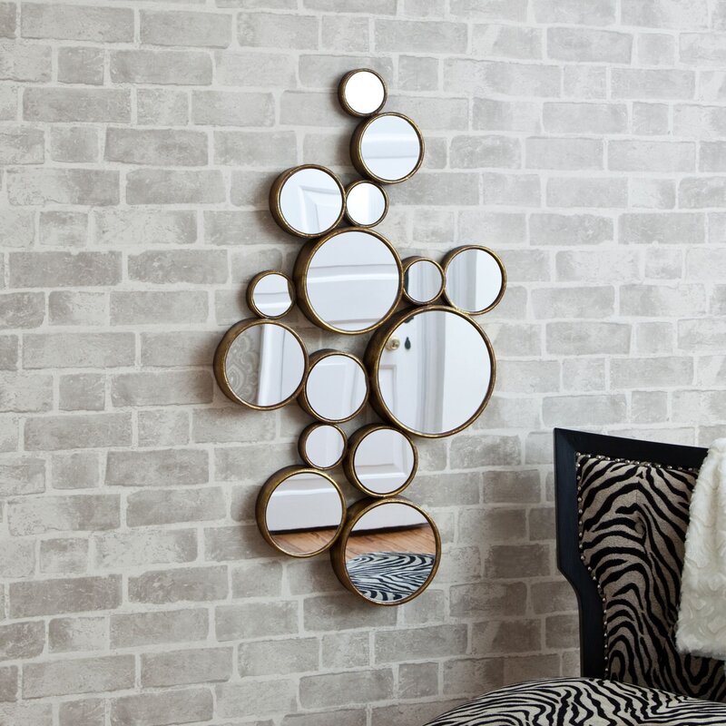 Round mirrors for wall decor