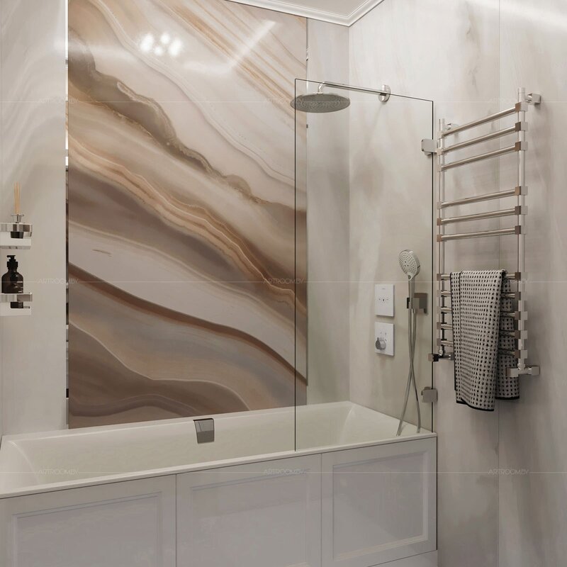 Large-format Onyx porcelain stoneware