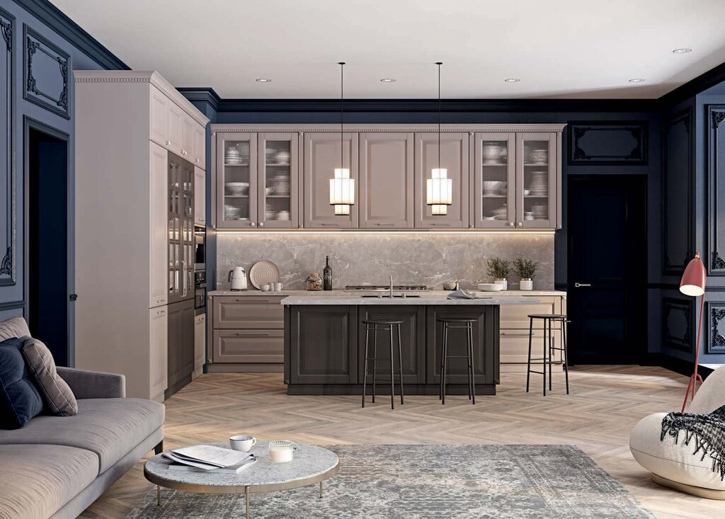 Neoclassical call of kitchens