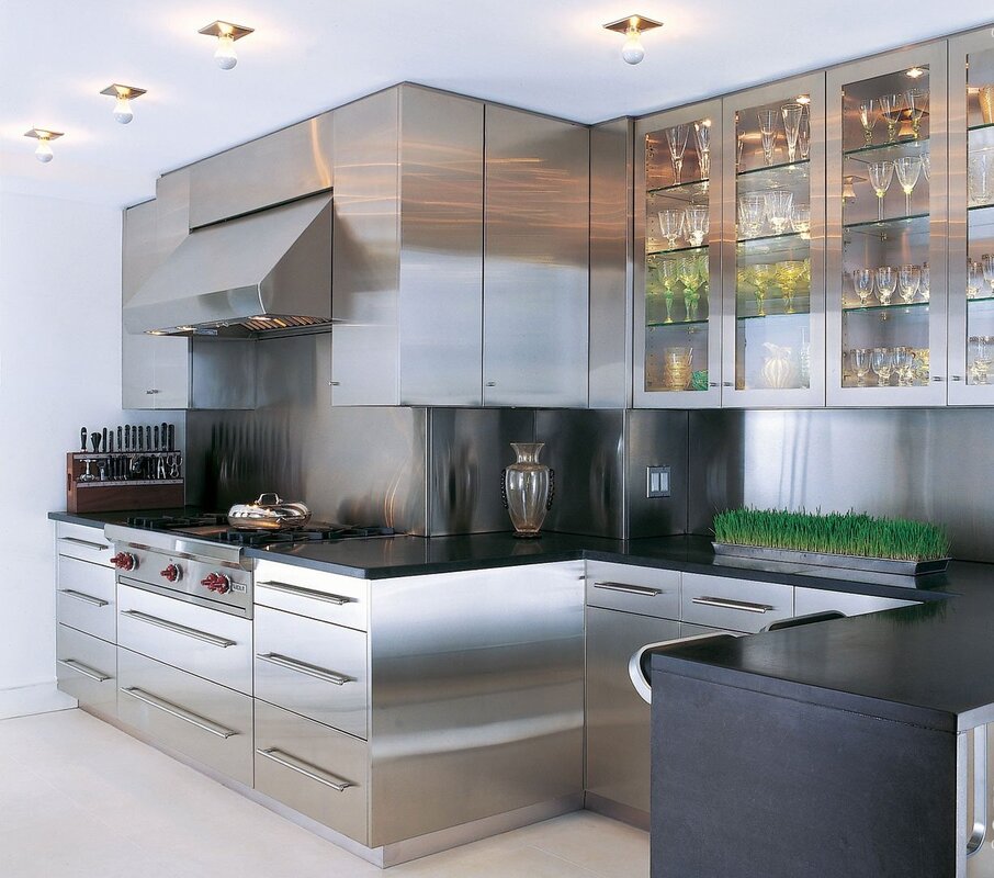 Stainless steel kitchen