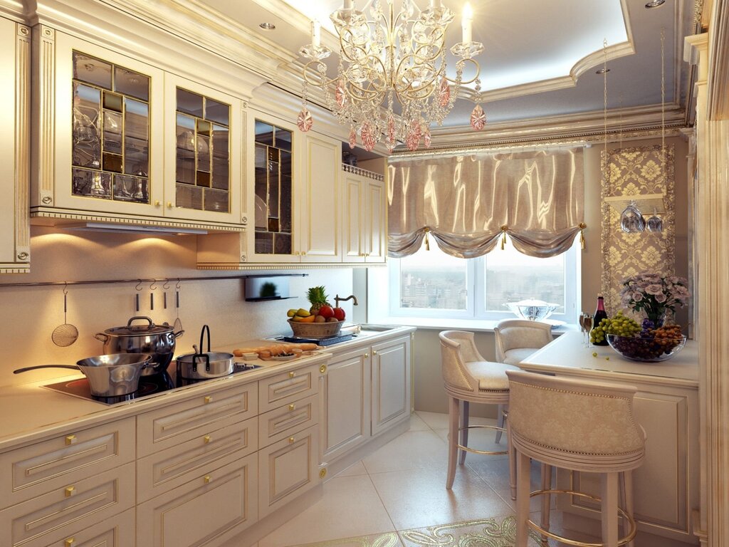 The kitchen in a private house