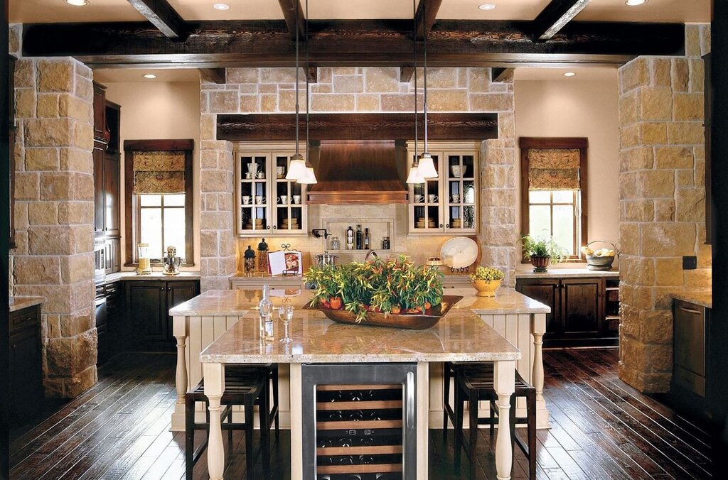 Colonial-style kitchen