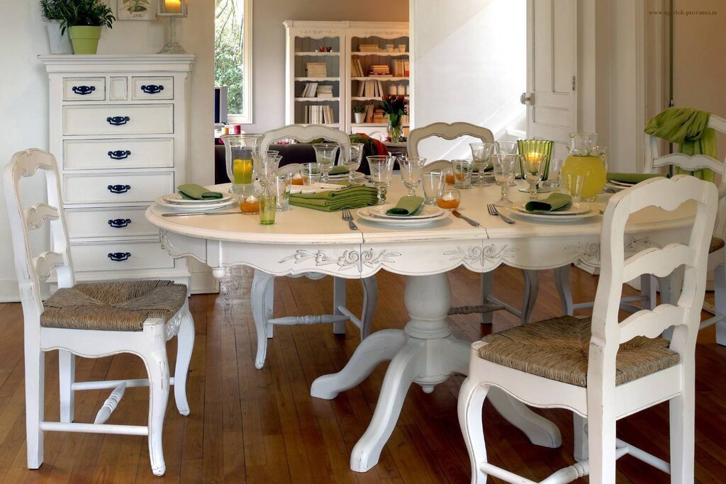Кухонный стол в стиле Прованс