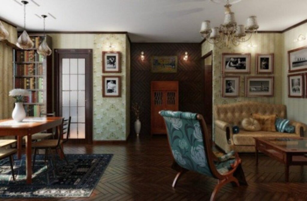 Retro-style apartment