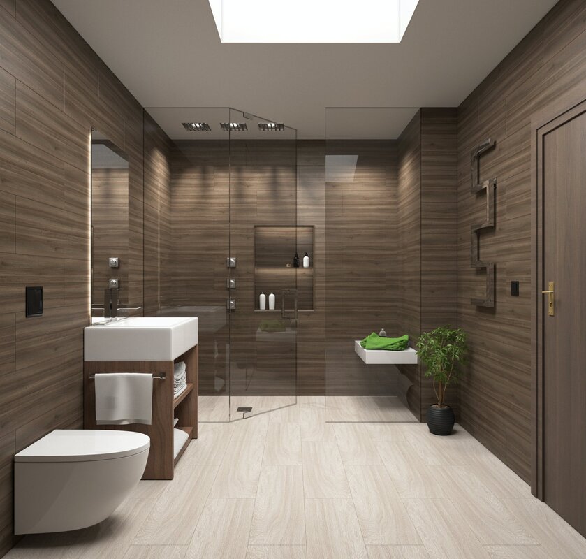 Laminate in the bathroom 24 фото