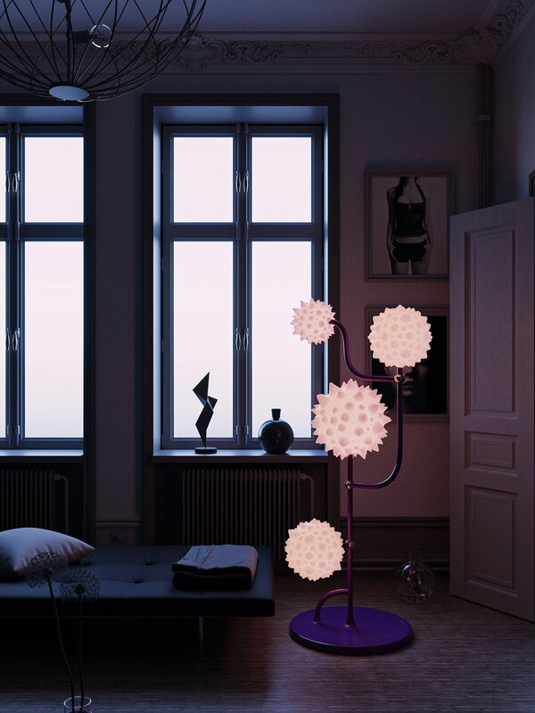 Лампа в комнате