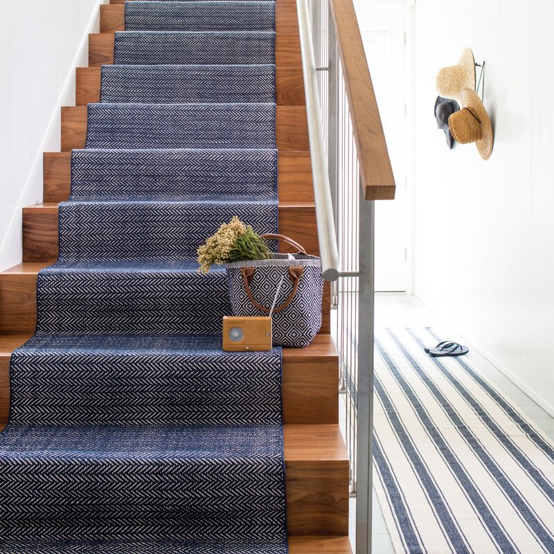 Carpeted staircase