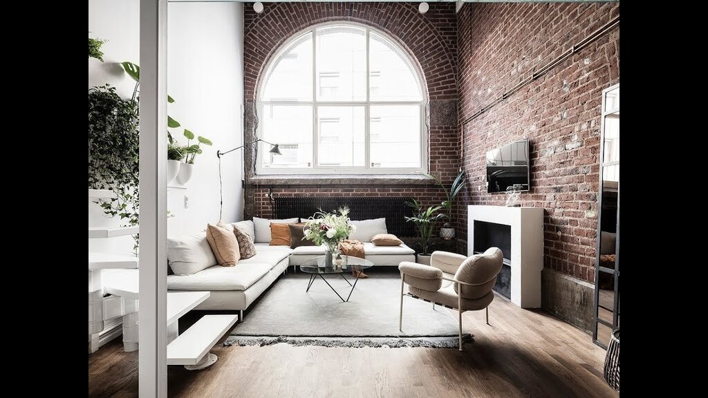 Loft in the apartment interior