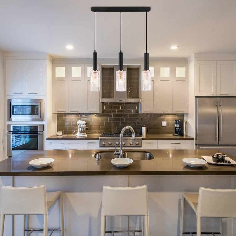 Loft kitchen chandelier