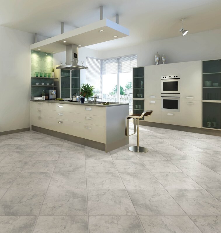 Matte floor tiles for the kitchen