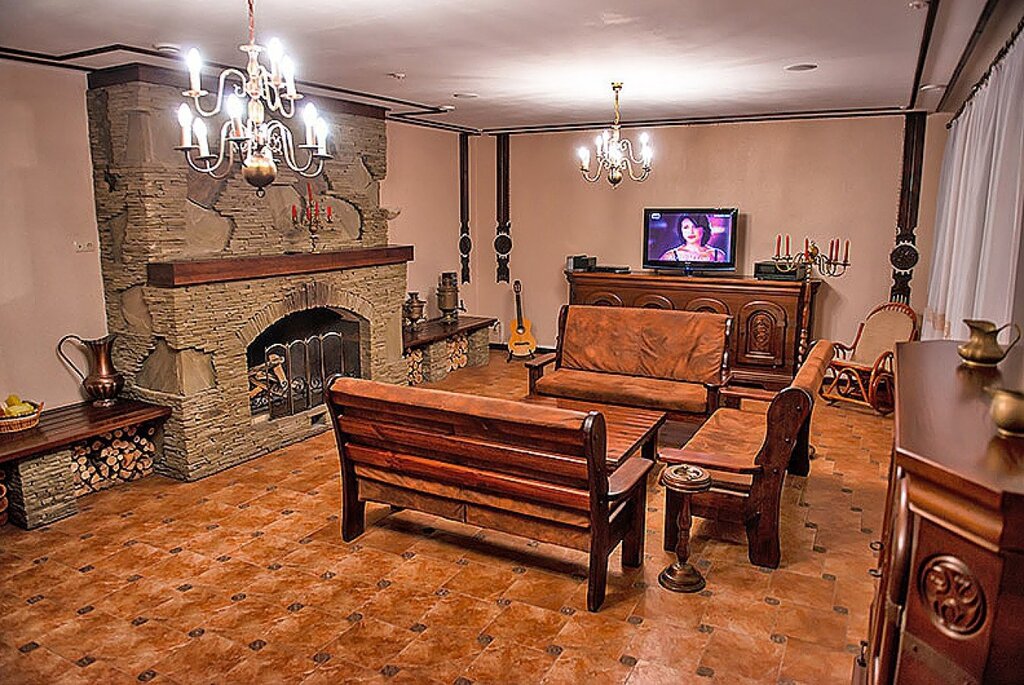 Furniture for the sauna in the relaxation room