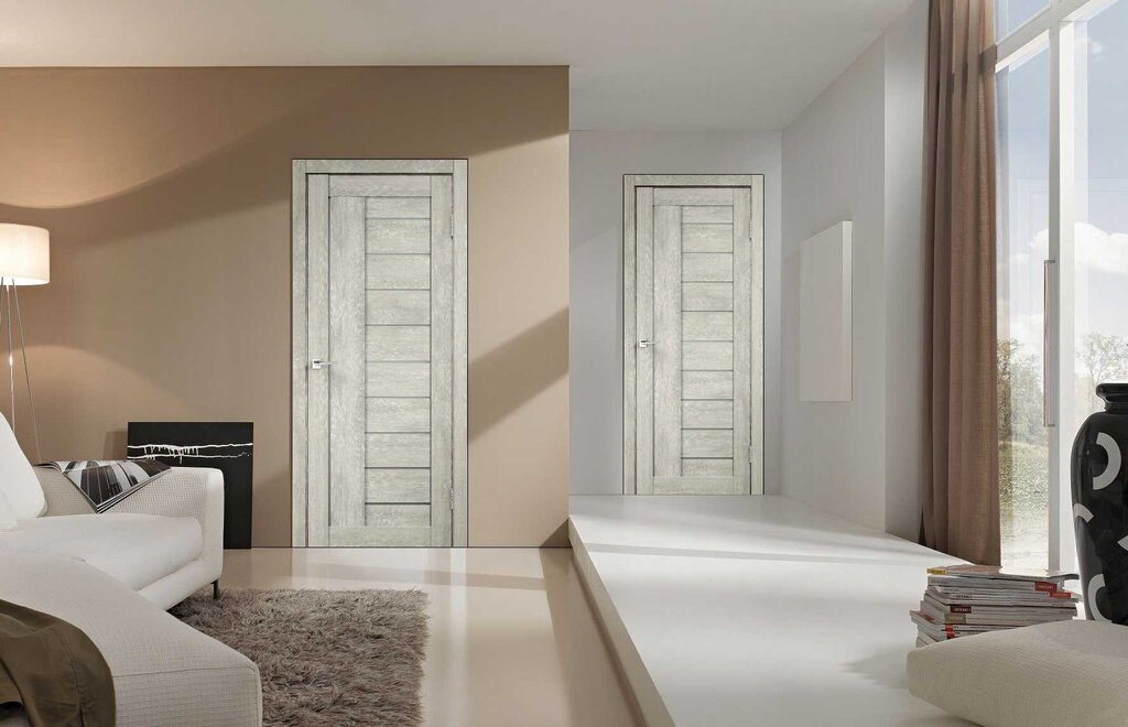 Interior doors in cappuccino color