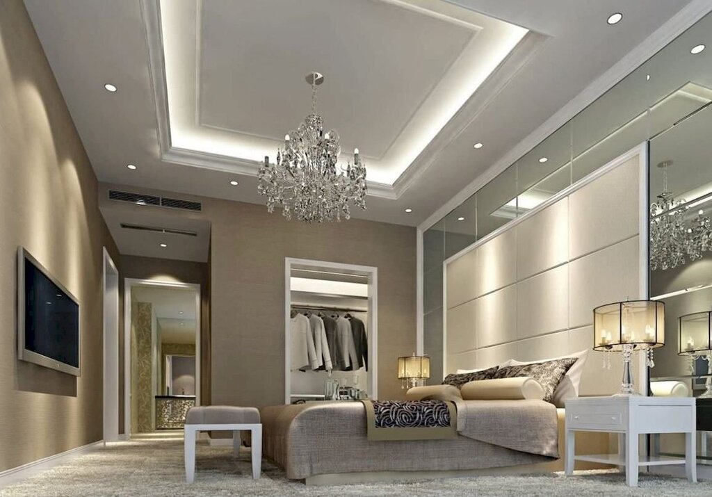 Trendy drywall ceilings