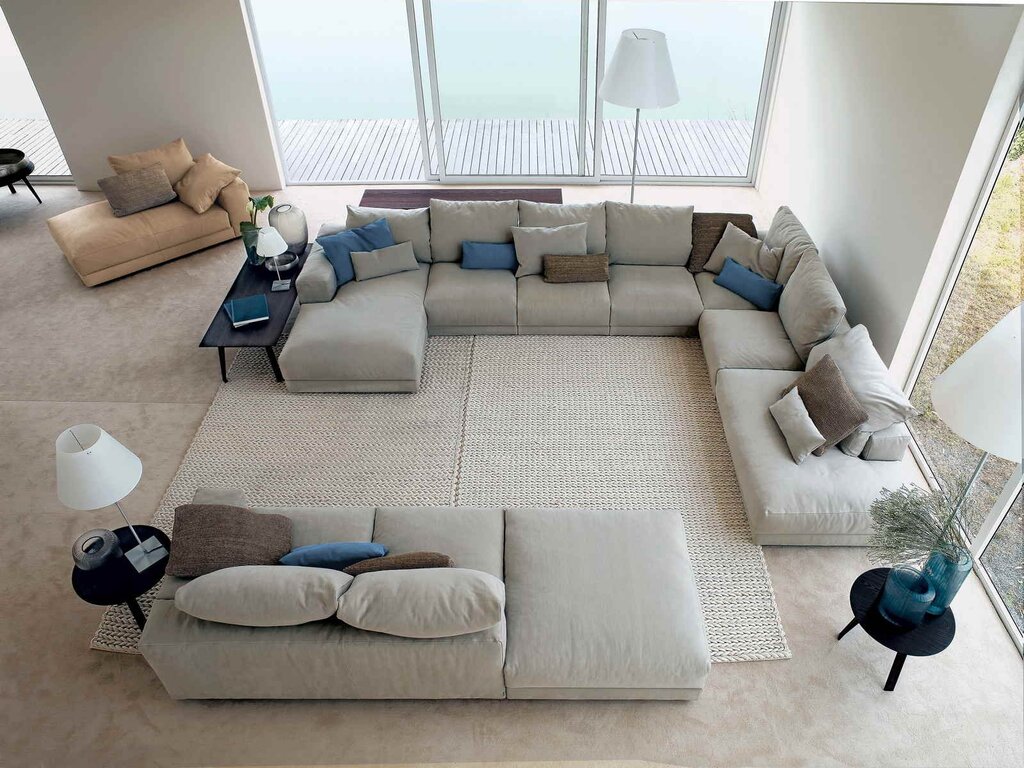 Modular sofas for the living room