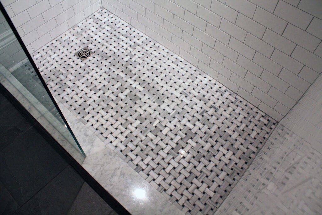 Mosaic in the shower