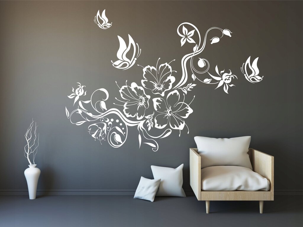 Wall stickers in the interior