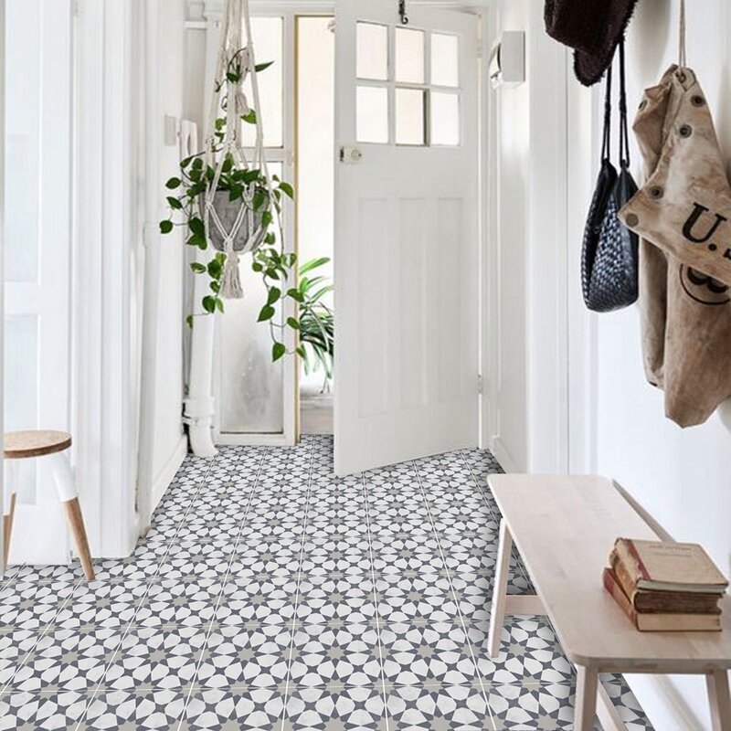 Scandinavian-style floor tiles