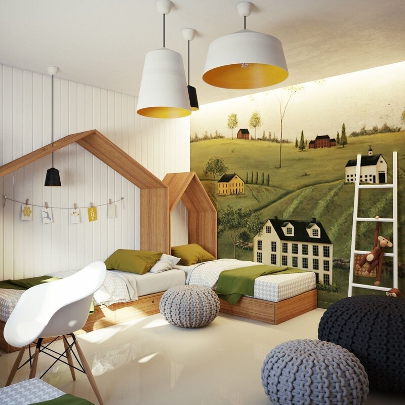 Unusual children's rooms