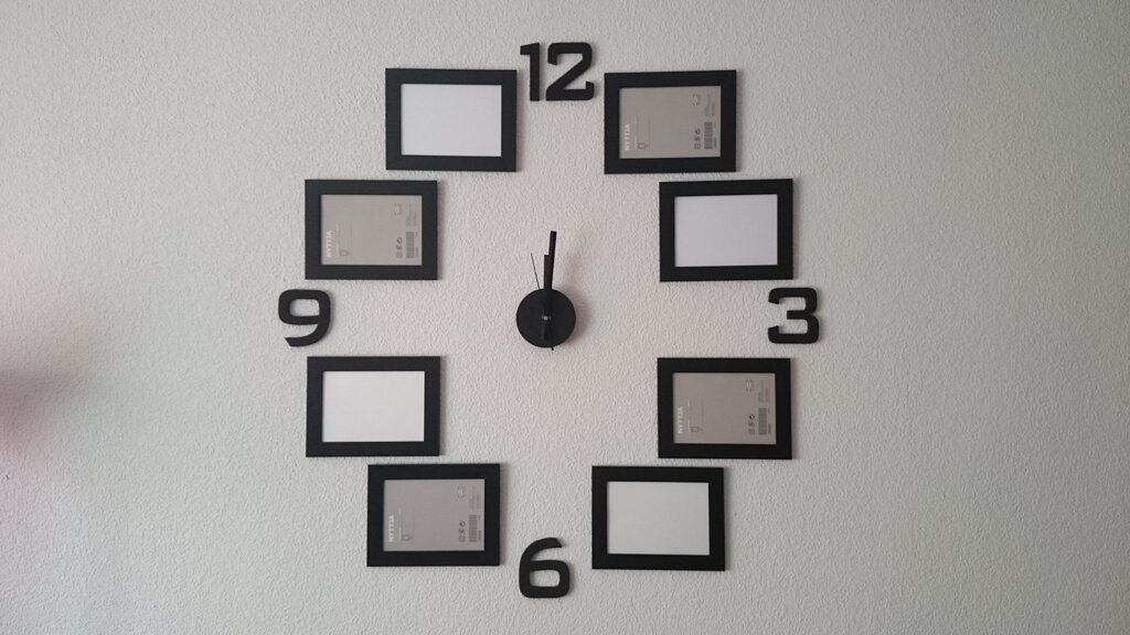 Оригинальные часы на стену