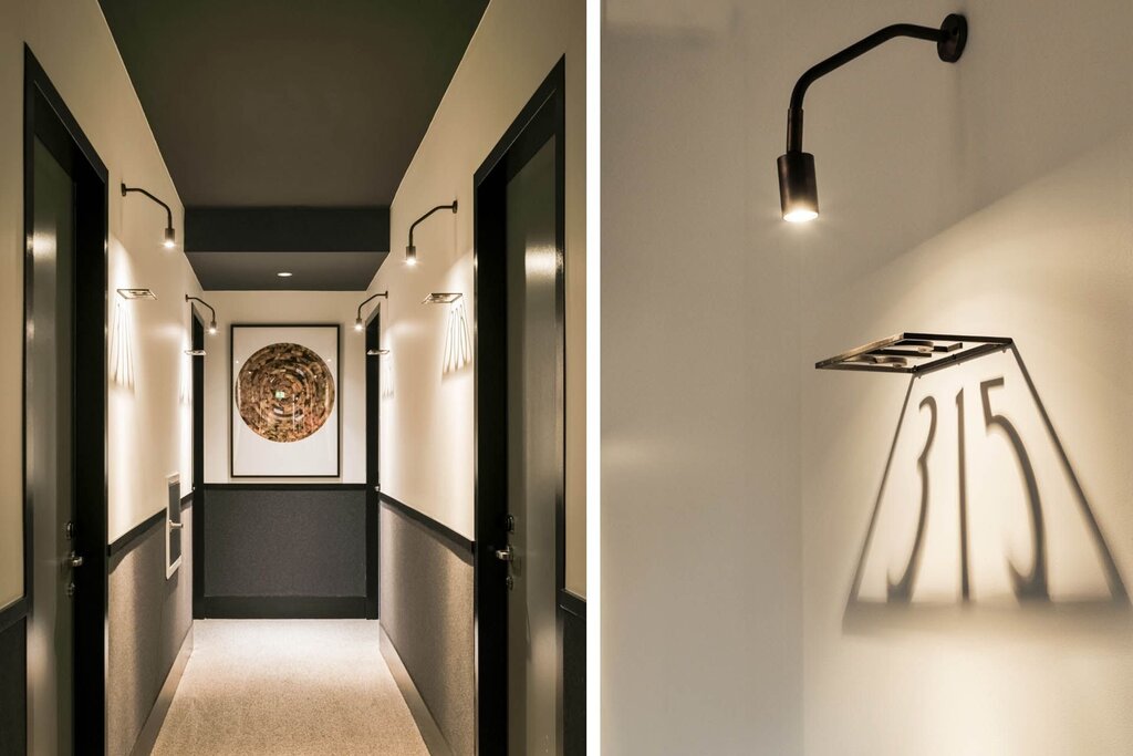 Освещение узкого коридора в квартире