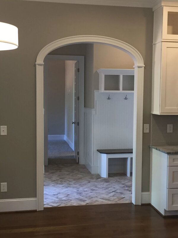 Finishing a doorway without a door in the kitchen