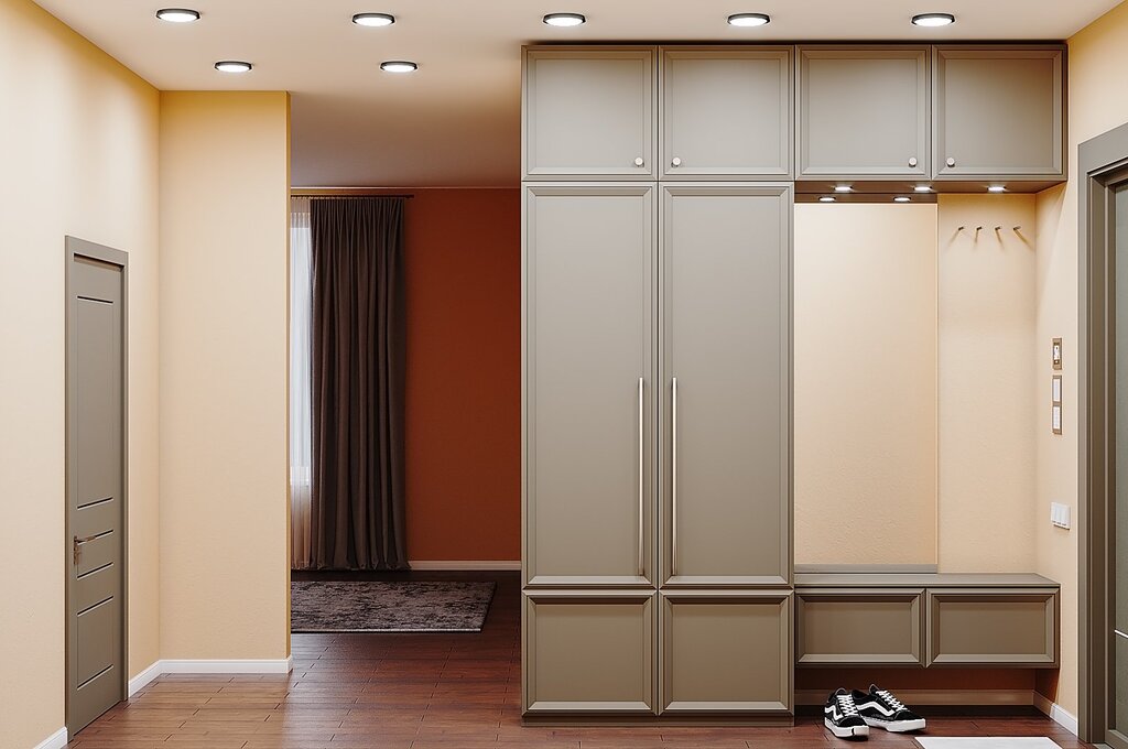 Open wardrobe for the hallway