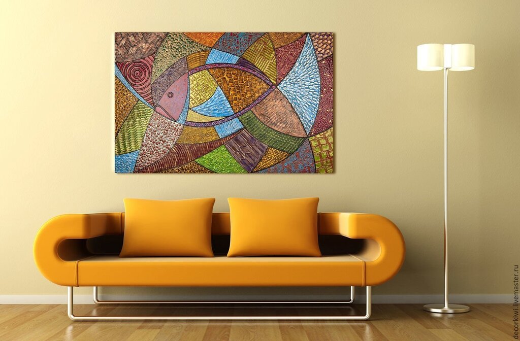 Abstract wall panel