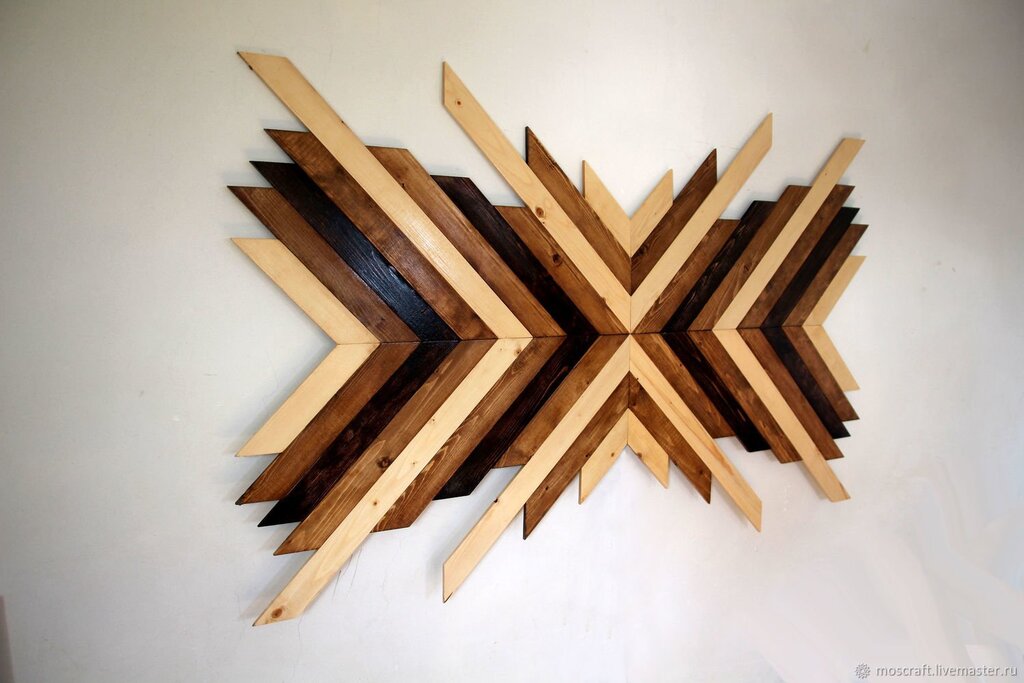 Panel made of slats