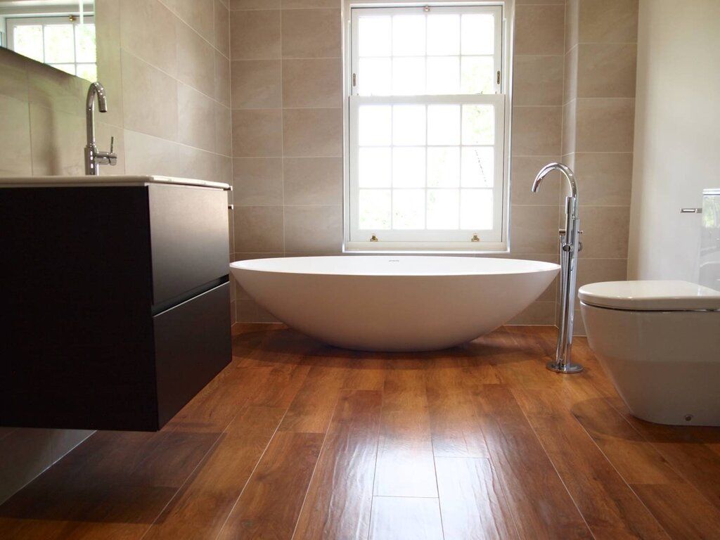 Parquet for the bathroom