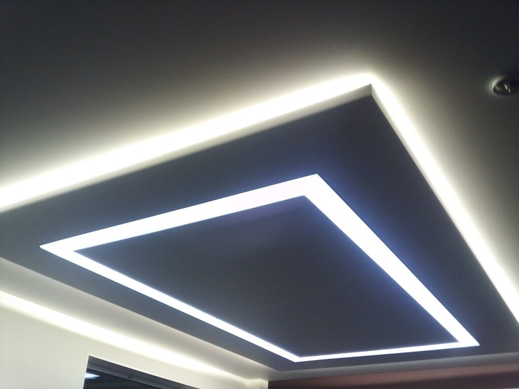 Floating lines for stretch ceilings