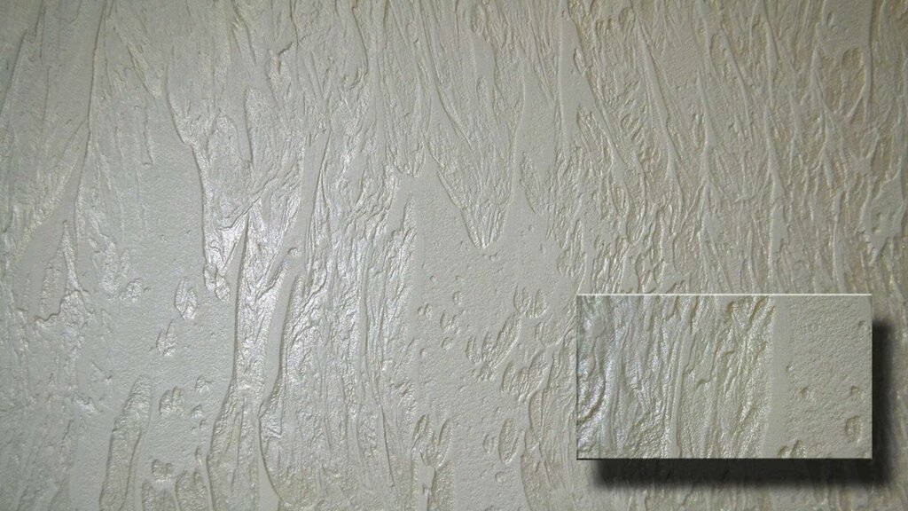 Mother-of-pearl varnish for decorative plaster