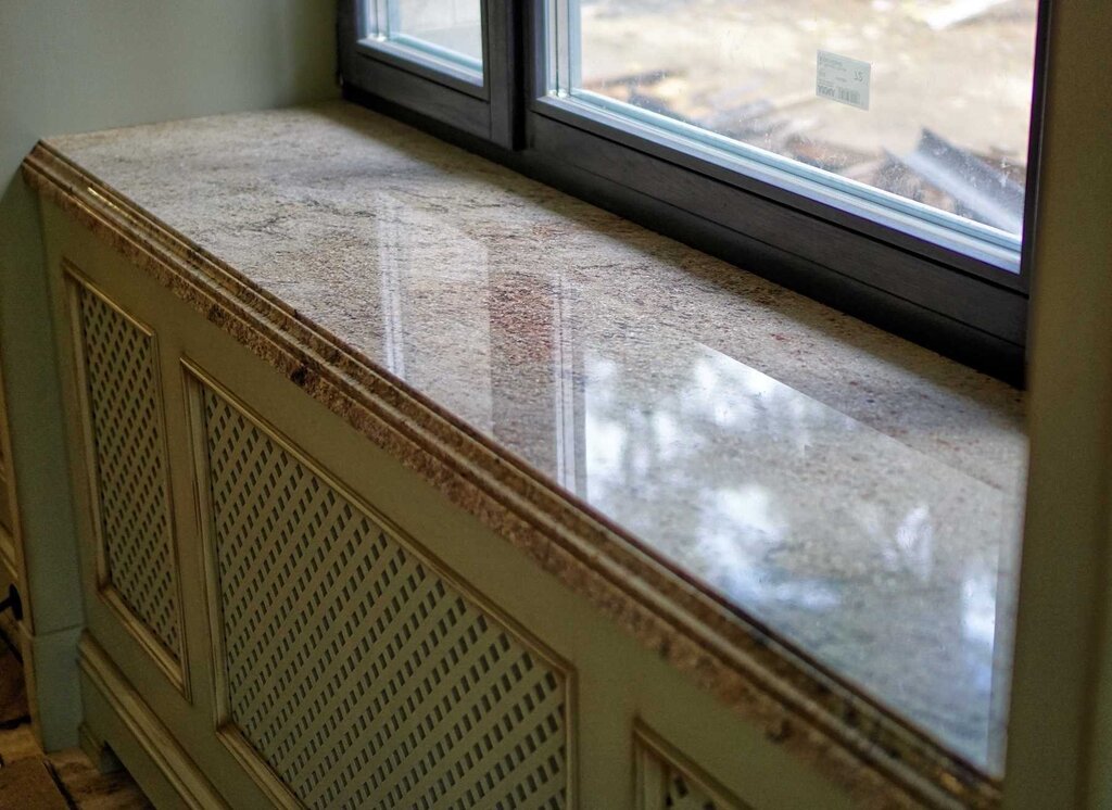 Window sill made of artificial stone