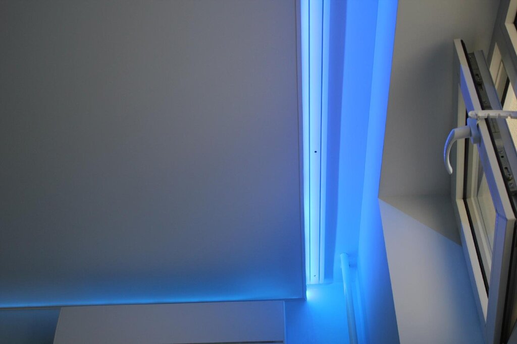 LED strip curtain lighting