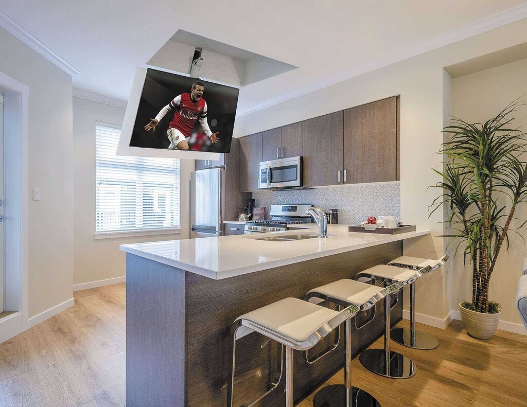 Hanging TV for the kitchen