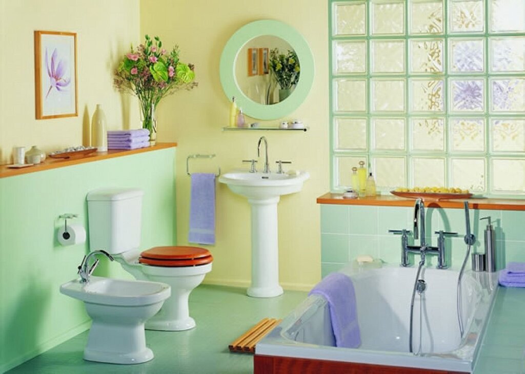 Покраска ванной комнаты