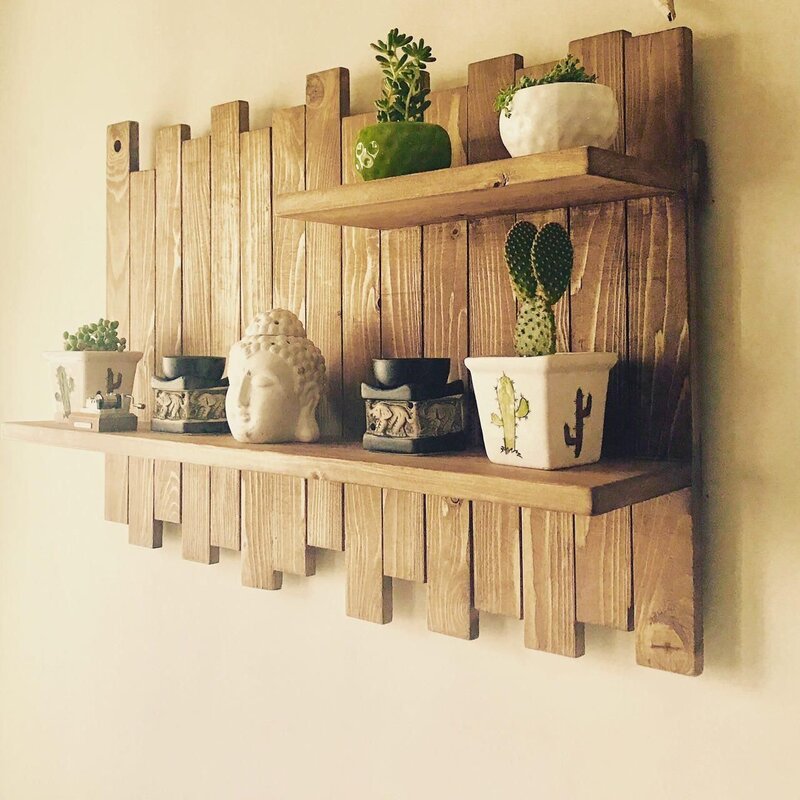 Shelf made of old wood