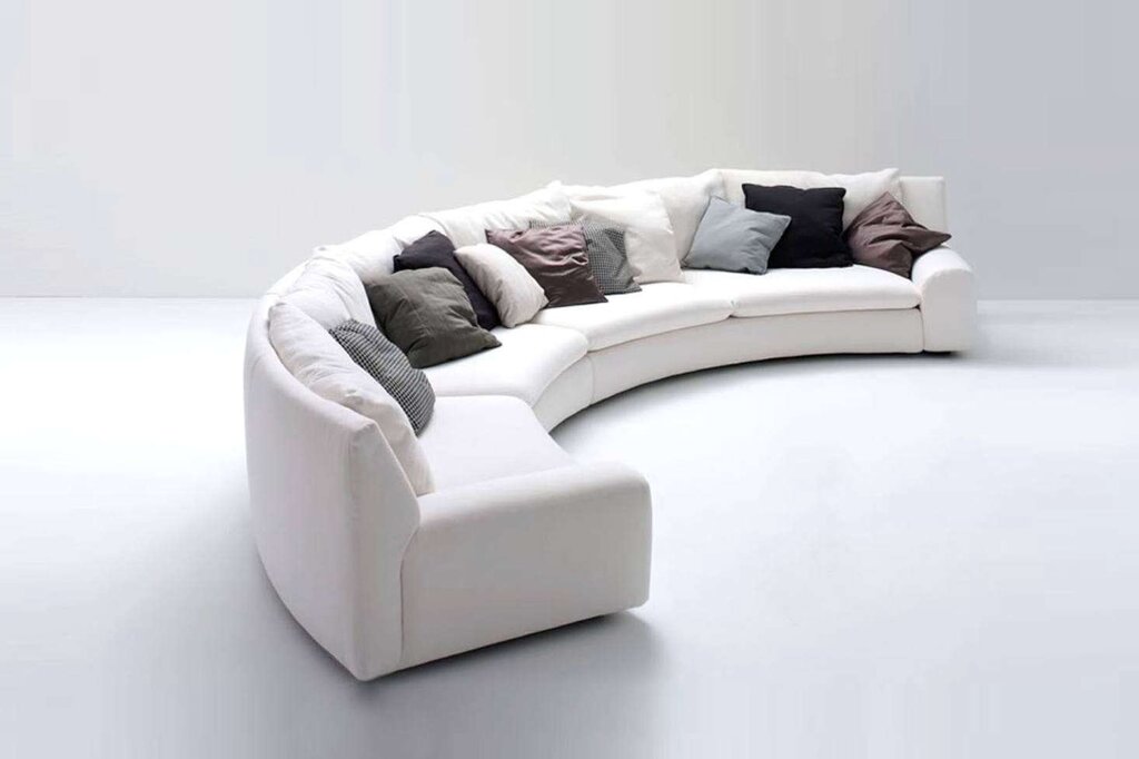 Полукруглый диван кровать