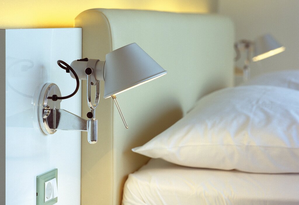 Bedside outlets in the bedroom