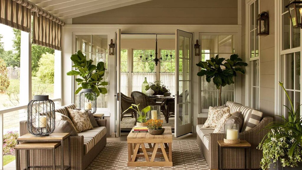 Provence in the interior of the cottage