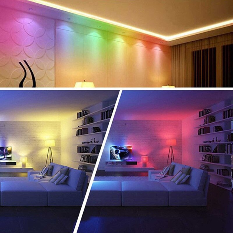 Разноцветная подсветка для комнаты