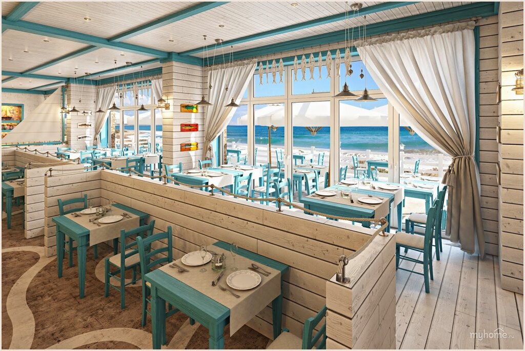 Ресторан в морском стиле