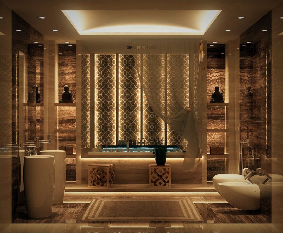 Самые стильные ванные комнаты