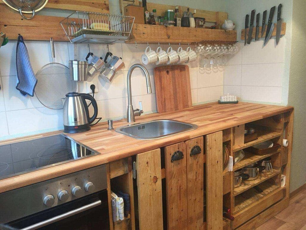 Homemade kitchen set