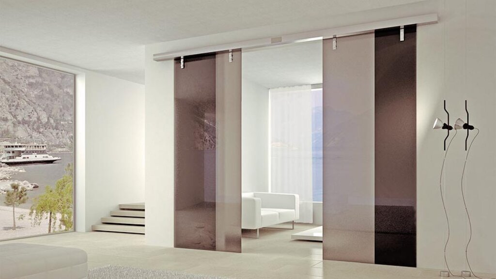 Sliding glass doors