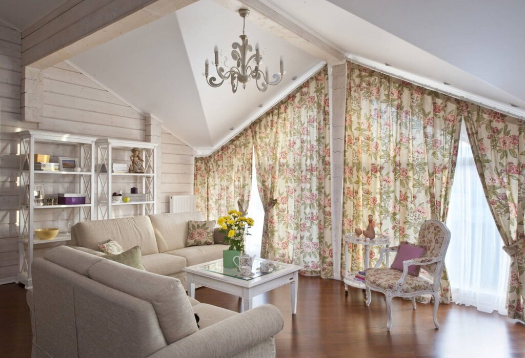 Curtains for a country house