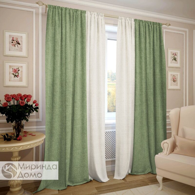 Curtains for olive walls