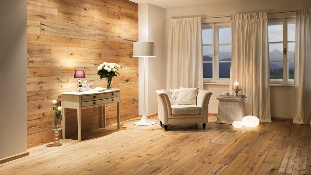 Solid ash parquet